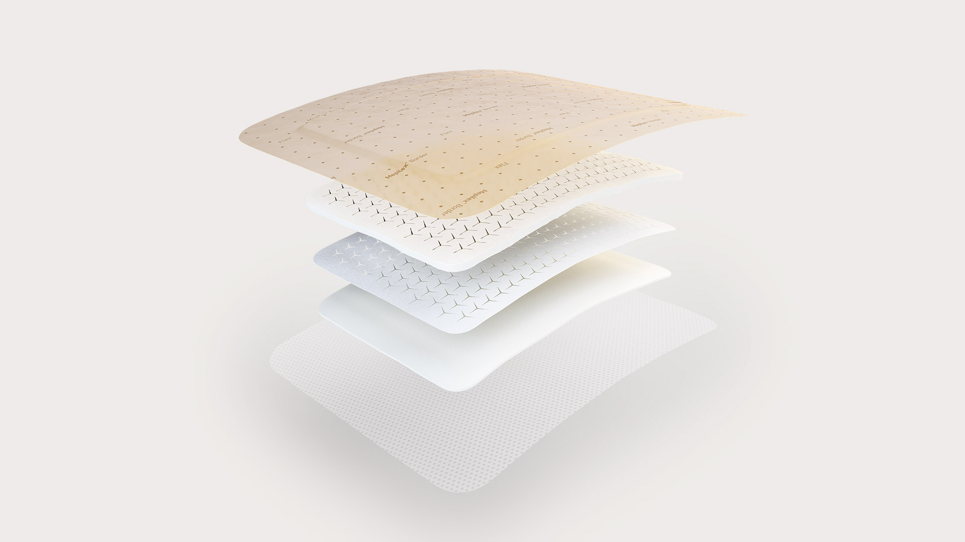 Mepilex Border Flex advanced foam dressing with extra conformability